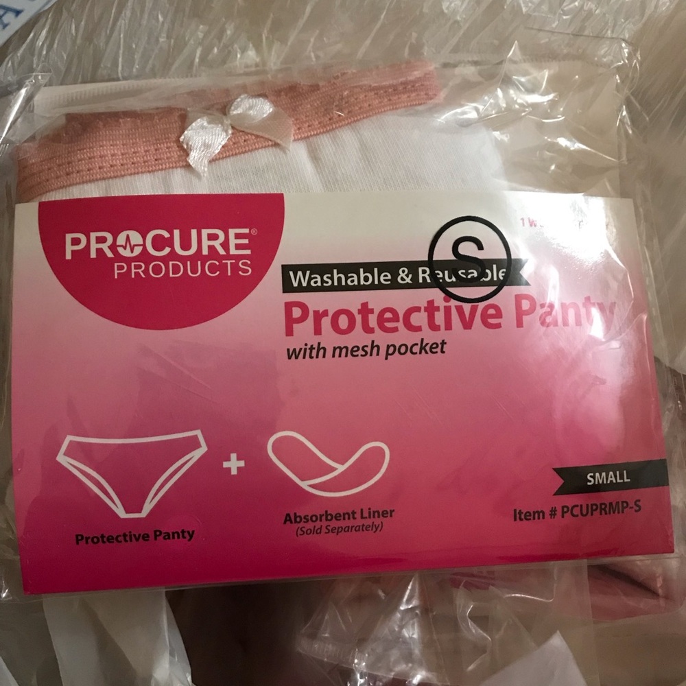 Protective Panty. Pads not included. Washable Size Small . Pack of 12.